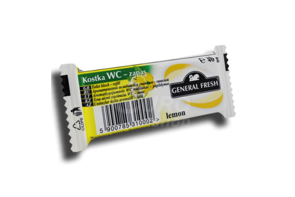Náhradní náplň do WC bloku General Fresh 40g Lemon