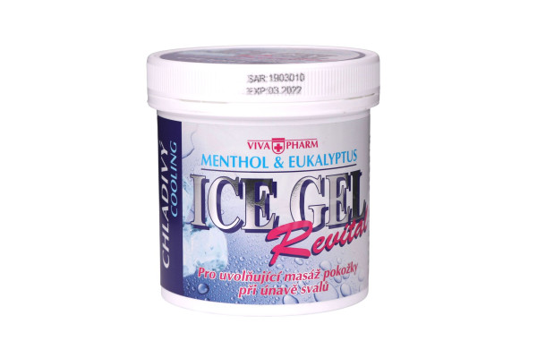 VivaPharm ice gel Revital s eukalyptovým olejem a mentholem 250ml
