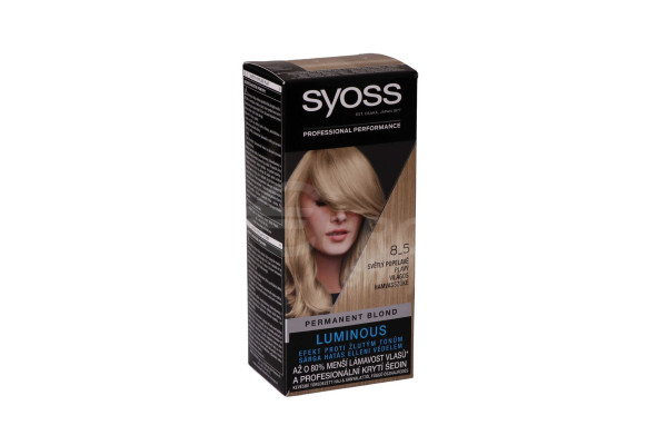 Barva na vlasy Syoss 50ml Světlý popelavě plavý 8-5