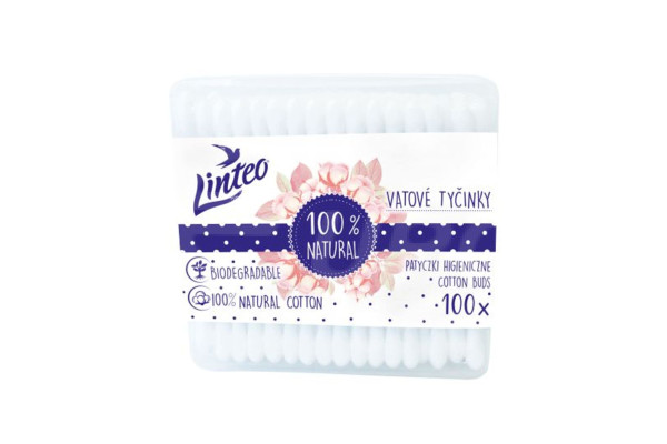 Linteo vatové tyčinky 100ks