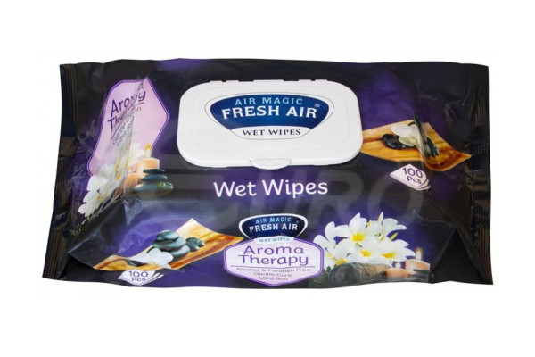 Vlhčené ubrousky Fresh Air 100ks Aroma therapy