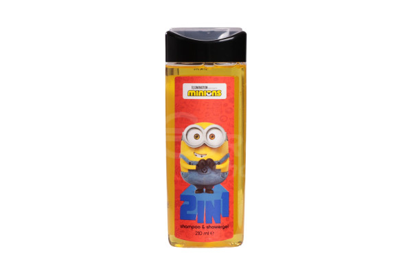 Minions dětský sprchový gel a šampon 210ml Mimoni