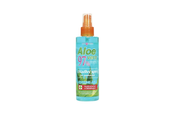 Chladivý sprej po opalovaní Vivapharm 200ml Aloe Vera 97%