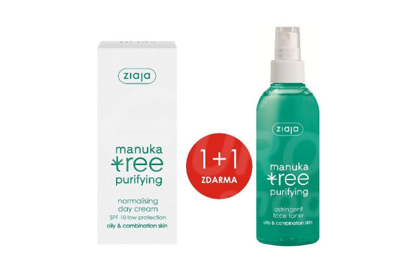Dámský pleťový krém denní 50ml + tonikum 200ml 1+1 Ziaja Manuka