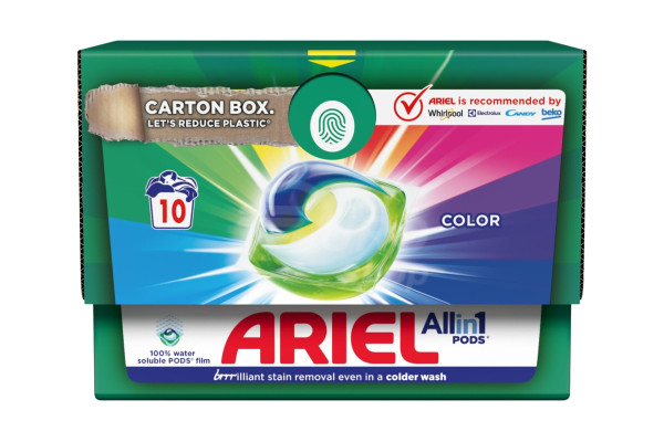 Kapsle na praní Ariel 10 ks Color