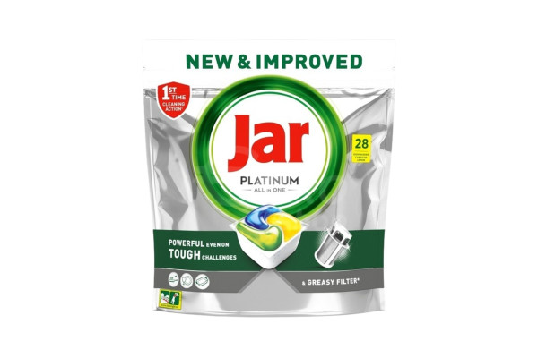 Tablety do myčky Jar Platinum ALL IN ONE 28ks Lemon