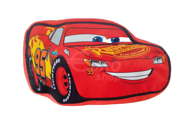 3D dětský polštář Setino polyester CARS 28x23cm
