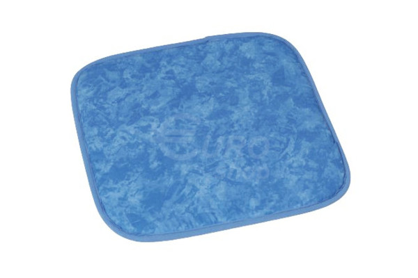 Podsedák bez šňůrek ALFA 38x38cm Světle modrá batika