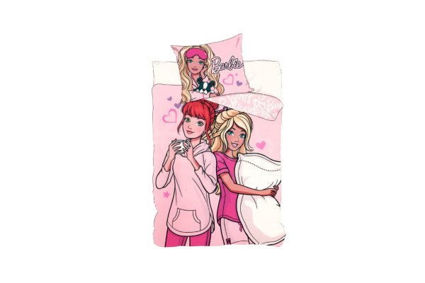Dětské ložní povlečení Setino bavlněné BARBIE 140x200+70x90cm