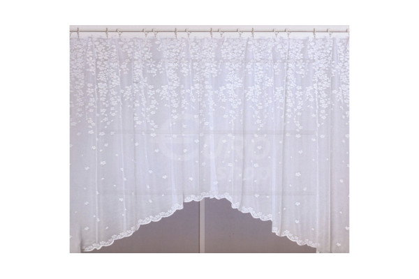 Hotová oblouková záclona H & T 2671 - 140 x 300cm