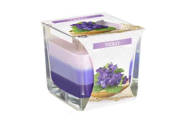 Vonná svíčka Bispol 170g, snk80-131 Violet