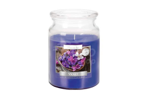 Vonná svíčka Bispol 500g, snd99-131 Violet