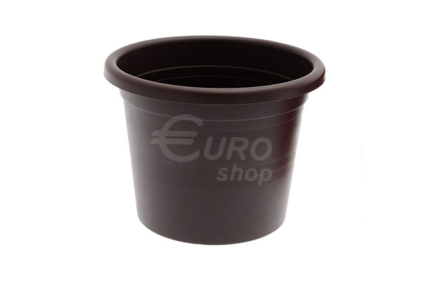 Květináč Unihouse plastový BELIS 16cm Hnědý