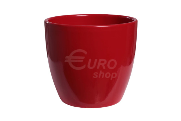 Obal na květináč keramický MINI 15cm Červený