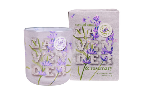 Vonná svíčka Bartek Candles 150g Lavender&Rosemary