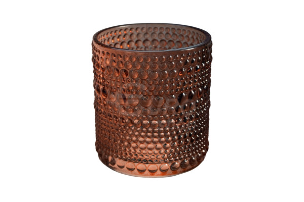 Svícen Tlight Hobnail D7 skleněný 7cm FL862024000 (pis)