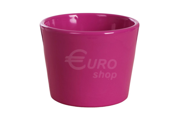 Obal na květináč keramický 8cm Tmavě růžový