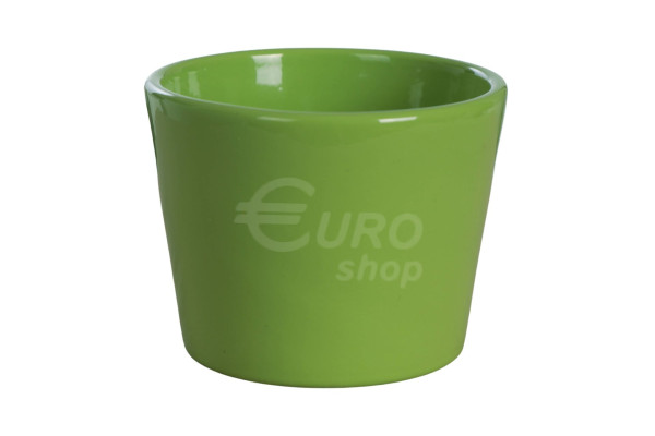 Obal na květináč keramický 8cm Zelený