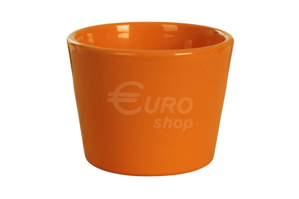 Obal na květináč keramický 8cm Oranžový