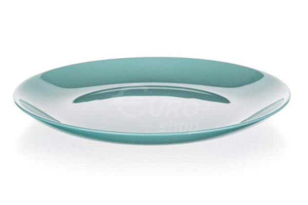 Talíř Banquet skleněný DIWALI 19cm Světle tyrkysový