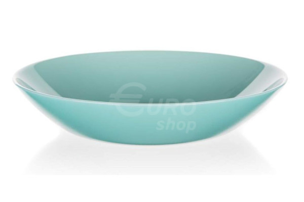 Talíř Banquet skleněný DIWALI 20cm Světle tyrkysový