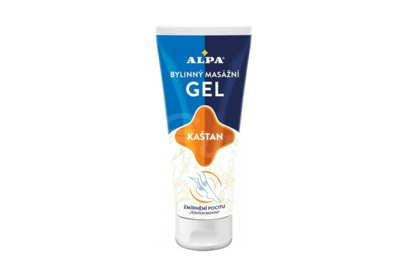 Alpa masážní gel 100ml kaštan