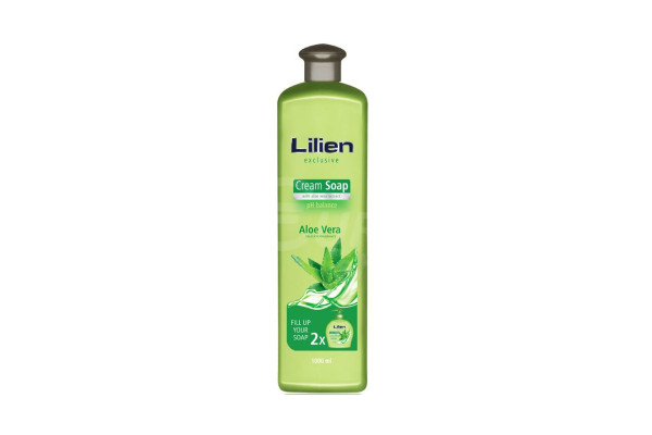 Lilien krémové tekuté mýdlo 1l Aloe Vera