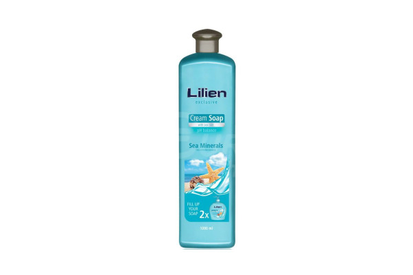 Lilien krémové tekuté mýdlo 1l Sea minerals