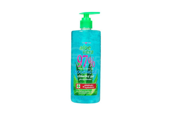 Chladivý gel po opalování Vivapharm 500ml Aloe Vera 97%