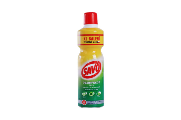 Dezinfekce Savo PRIM-KVĚTINOVÁ VŮNĚ 1,2L