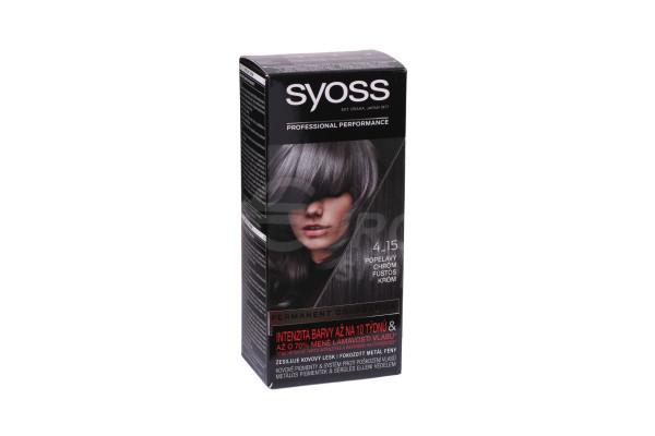 Barva na vlasy Syoss 50ml Popelavý chrom 4-15