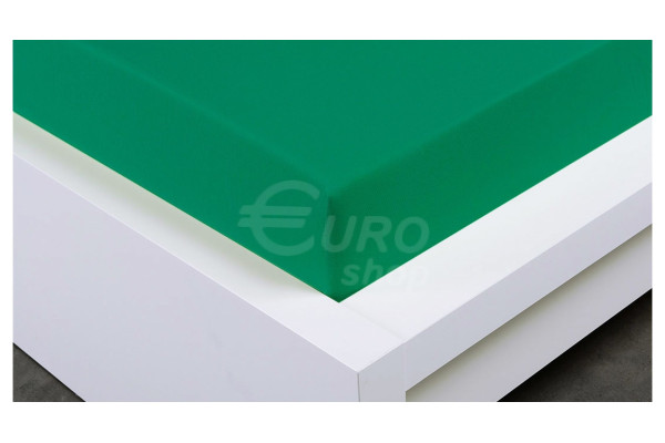 Prostěradlo jersey Euro Living 90x200cm Zelenkavé