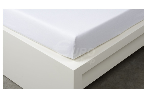 Prostěradlo jersey Euro Living 90x200cm Bílé