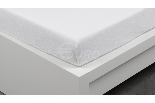 Prostěradlo froté Euro Living 140x200cm Bílé