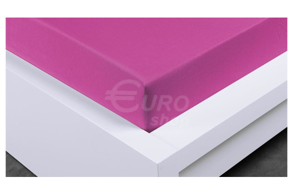 Prostěradlo jersey Euro Living 160x200cm Nachové