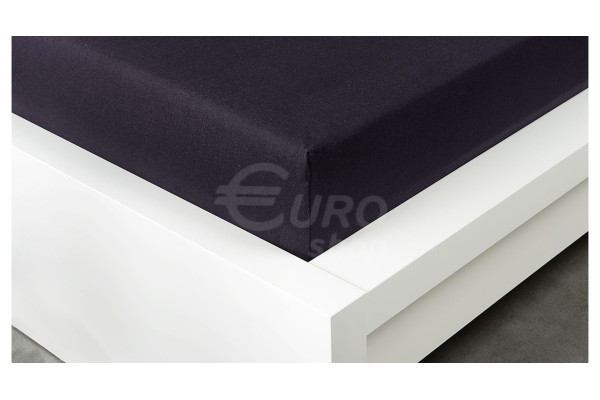 Prostěradlo jersey Euro Living 90x200cm Černé