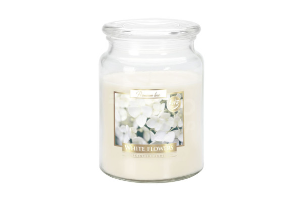 Vonná svíčka Bispol 500g, snd99-179 White Flowers
