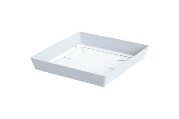 Miska pod květináč Prosperplast plastová LOFLY 16,5x2,7cm Bílá