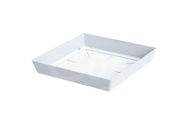 Miska pod květináč Prosperplast plastová LOFLY 20x3,2cm Bílá