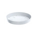 Miska pod květináč Prosperplast plastová LOFLY 15,5x2,5cm Bílá