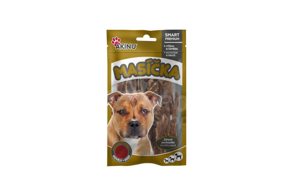 Akinu hovězí stripsy 75g